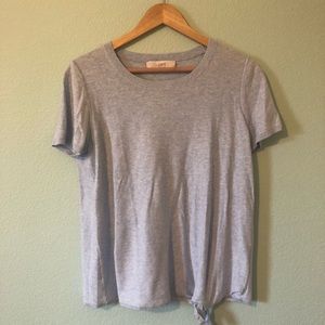 Loft short sleeve light blue blouse